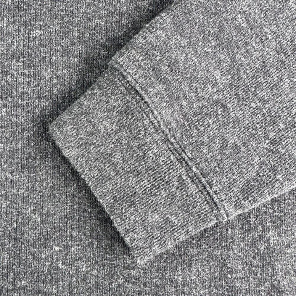 Polo Ralph Lauren Quarter Zip Mens XL Extra Large Gray Pink Pony Cotton Sweater